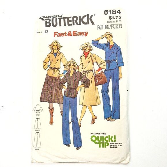 McCall’s 4568, 6459 & Butterick 6184 70’s Patterns - Picture 10 of 13